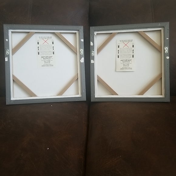 2 x Floral Framed Wall Art Decor Botanical Religious Theme Shabby Cottage Style - Picture 10 of 13